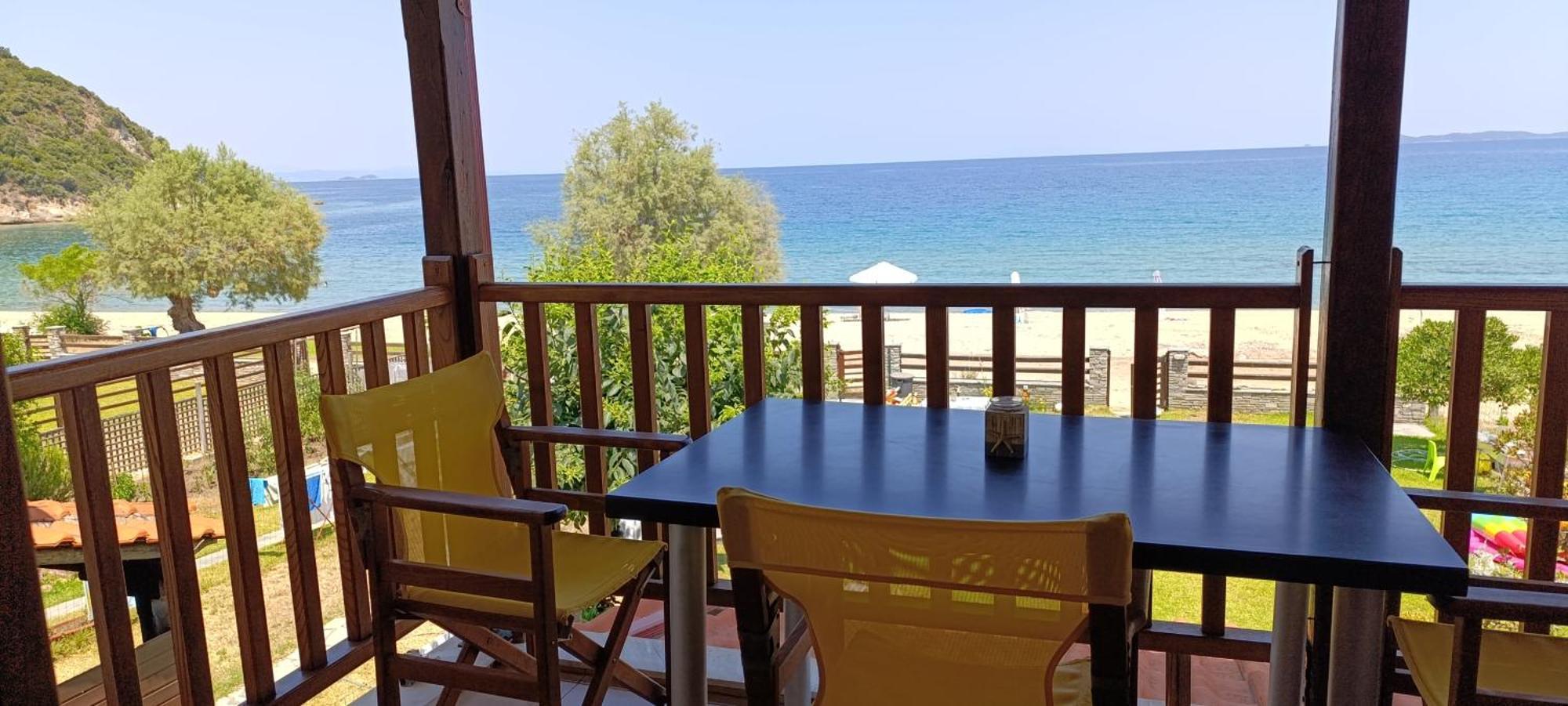 Xd Al Mare Villa Ierissos Bagian luar foto